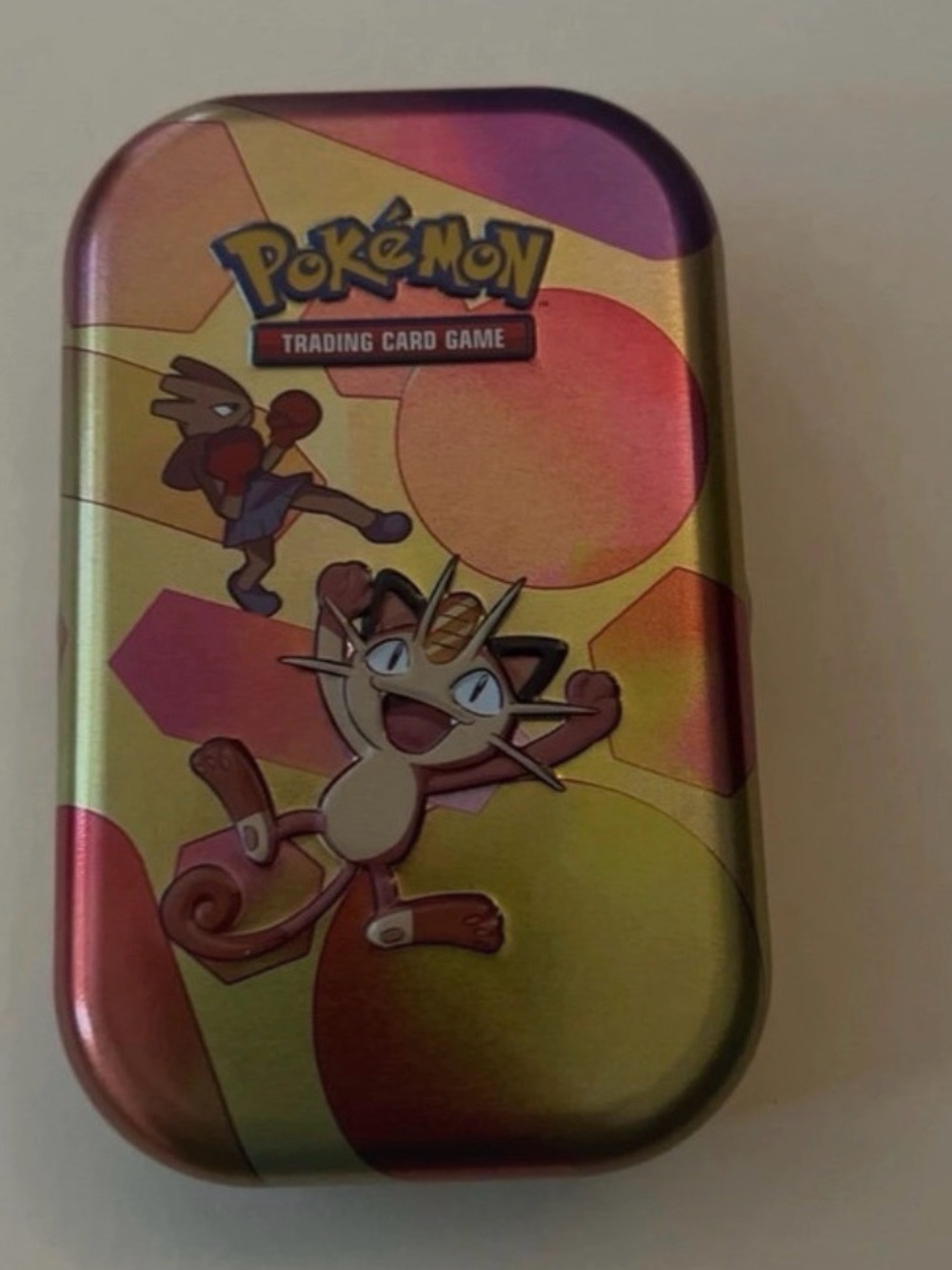 Meowth & Hitmonchan Scarlet & Violet 151 Mini Tin Only Empty